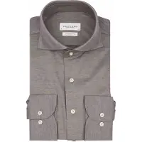 Profuomo Japanese Knitted Hemd Melange Braun - 45