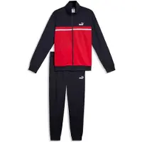 Puma Trainingsanzug "POLY COLORBLOCK SUIT" 2 zweiteiliges Set, mit Reißverschluss am Oberteil, aus Polyester