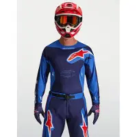Alpinestars Racer Hunt Langarm-trikot Blau S Mann Blau S