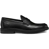 Geox MASSIMIANO Herren Leder Mokassin U66H9A 00043 C9999 Schuh schwarz , Schuhgröße:40 EU