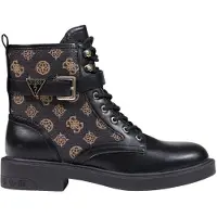 GUESS für Damen. FLFFEIELE10 Stiefeletten Fellini schwarz (36), 3 bis 5 cm, Reißverschluss, Lässig