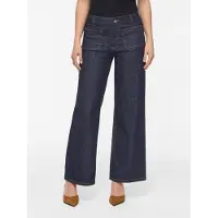 Vila Viflorie Mid Waist Wide Fit Jeans