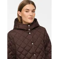 Vila Steppjacke "VITATE L/S HOODED JACKET - NOOS" mit Kapuze Kunstfaser