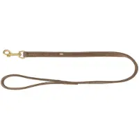 Trixie Smycz miejska Pure, dla psa, skórzana, XS–S: 1,20 m/10 mm, brązowa