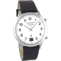 Miraval Falkenberg & Söhne Funkarmbanduhr japanisches Quarzuhrwerk Funkuhr 42 mm Leder 22 mm Funksignal DCF77 Herrenarmbanduhr Damenarmbanduhr Digitale & Analoge Anzeige Datumsanzeige - 2-NO2322-4