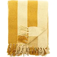 Bloomingville Frello Recycled Cotton Decke