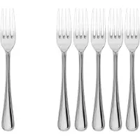 Villeroy & Boch Tafelgabel "Tafelgabel Neufaden Merlemont 203 mm 6er Set silber" Spülmaschinenfest