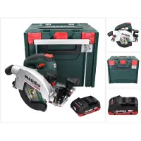 Metabo KS 18 LTX 66 BL Akku Handkreissäge 18 V 165 mm + 1x Akku 4,0 Ah + metaBOX - ohne Ladegerät