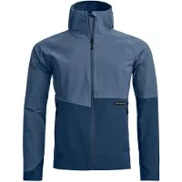 Ortovox VENET SOFTSHELL HOODED JACKET Herren Softshelljacke Outdoorjacke blau