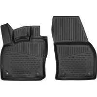 Element Fußmatten Set TPE Gummi 3D, wasserdicht, hoher Rand, rutschfest, passgenau – kompatible mit VOLKSWAGEN Caddy, 2021->, 2 tlg. (polyurethane)