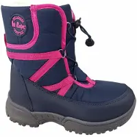 Lee cooper Kinder Schneeschuhe für den Winter in den Farben Grau, Rosa und Marineblau