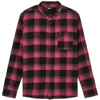 Quiksilver - Motherfly Plaid L/S - Hemd Gr XXL rot