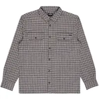 Billabong Langarmhemd "Offshore Flannel", Herren, Gr. M, grau (pale khaki), Obermaterial: 100% Baumwolle., Hemden Langarmhemd