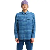 Billabong Flanellhemd "Offshore Jacquard Flannel", Herren, Gr. L, blau (real teal), Obermaterial: 100% Baumwolle., Hemden Flanellhemd
