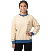 Billabong - Women's Le Love Surf Crew - Pullover Gr S beige