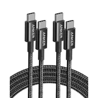 Anker 100W USB C Kabel, [2 Stück 1,8m] Schnellladekabel USB C auf USB C Kabel, PD 3.0 USB C Ladekabel für iPhone 17 Pro Max/16/15 Serie, Samsung
