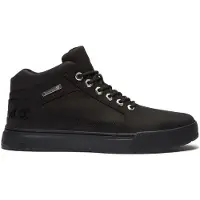 Timberland Mens Mid Lace UP Sneaker black nubuck 5.5