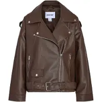 Noisy May Oversize Kunstlederjacke