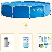 Intex Frame Pool Rund - 366x76 cm - 4-teilig S22458
