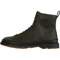 Camper für Herren. K300533-011 Brutus+ green leather ankle boots (41), Leder, Wohnung, Keine, Lässig, Grün