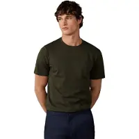 Hackett London für Herren. HM5000147 T-Shirt H Small Logo grün (XL), Lässig, Baumwolle, Kurzarm