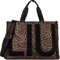 Liu Jo für Damen. 2F6037-T6089 Große Tragetasche mit braunem Animal-Print (OSFA), Lässig, Polyester
