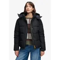 Superdry Steppjacke "PREMIUM HOOD PUFFER JKT" mit Kapuze Kunstfaser, relaxed fit