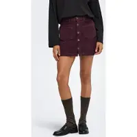 ONLY Cordrock "ONLAMAZING HW CORD SKIRT" Baumwollmischung
