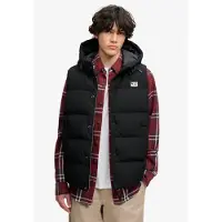 Superdry für Herren. M5012425A Weste Everest schwarz (S), Lässig, Polyester, Draußen