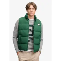 Superdry für Herren. M5012426A Everest-Weste grün (M), Lässig, Polyester, Outdoor