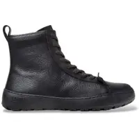 Camper für Damen. K400870-001 Black leather Peu Serra ankle boots (37), Leder, Schwarz, Wohnung, Schnürsenkel, Lässig