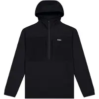 Mons Royale Mens Offgrid Merino Fleece 1/2 Zip Long Sleeve black (1) XL