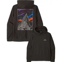 Patagonia - Sweat à capuche confortable - M's Cloud Crag Daily Hoody Black für Herren aus Baumwolle - Größe M - schwarz
