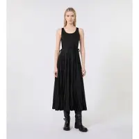 Weekend Max Mara für Damen. 2625626071650 Schwarzes Kleid Classi (S), Lässig, Baumwolle, Ärmellos / Hosenträger