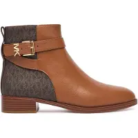 Michael Kors für Damen. 40T6RCFE6L Stiefeletten aus Leder Rachel braun (37), 1 bis 3 cm, Reißverschluss, Lässig, Klassisch