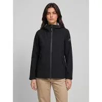 Ecoalf für Damen. MCWGAJKDILUV0434W26-319 Jacke ?Diluvio? in Schwarz (M), Lässig, Recyceltes Polyester