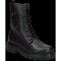 Wonders für Damen. A-4313 Leder-Stiefeletten Alice schwarz (40), Wohnung, Schnürsenkel, Lässig