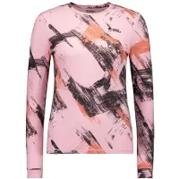 Mons Royale Cascade Merino Base Layer Long Sleeve, Skiunterhemd, Damen, rosa