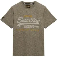 Superdry für Herren. M1012439A Grünes Heritage Relaxed T-Shirt (S), Lässig, Baumwolle, Kurzarm