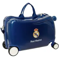 Real Madrid Ride On Reisekoffer 25L, Blau