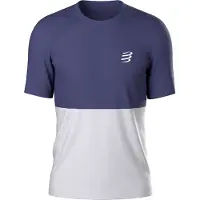 Compressport - Performance S/S T-Shirt - Laufshirt Gr M blau