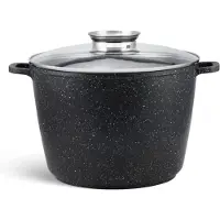 Brunbeste Traditioneller Marmorierter Hochtopf 10L Induktion 28cm