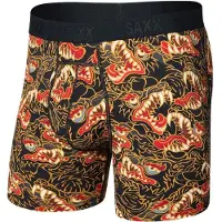 Saxx - Smooth Flex Light Compression Boxer Brief - Kunstfaserunterwäsche Gr XL braun