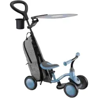 Globber - "Learning Deluxe" Fahrrad, 3 in 1 PP13150 (Einheitsgröße) (Blau)