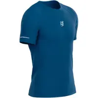 Compressport - Trail Racing S/S T-Shirt - Laufshirt Gr L blau