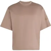 Adidas T-Shirt SPORTSWEAR "SOFT LUX", Herren, Gr. M, braun (khaki six), Obermaterial: 100% Baumwolle, normal, Rundhals, Shirts T-Shirt