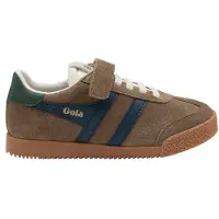 Gola Elan Strap Sneaker Kids tobacco/navy/evergreen (FE) 29