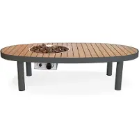 Happy Cocooning Feuertisch Riviera 140 anthrazit