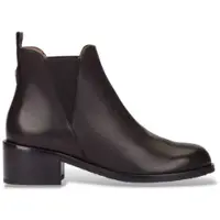 Wonders für Damen. D-2102_5511_5792 Stiefeletten aus Leder Crep 02 Schwarz (37), 3 bis 5 cm, Keine, Lässig