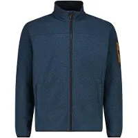 CMP - Jacket Jacquard Knitted 38H2237 - Fleecejacke Gr 56 blau